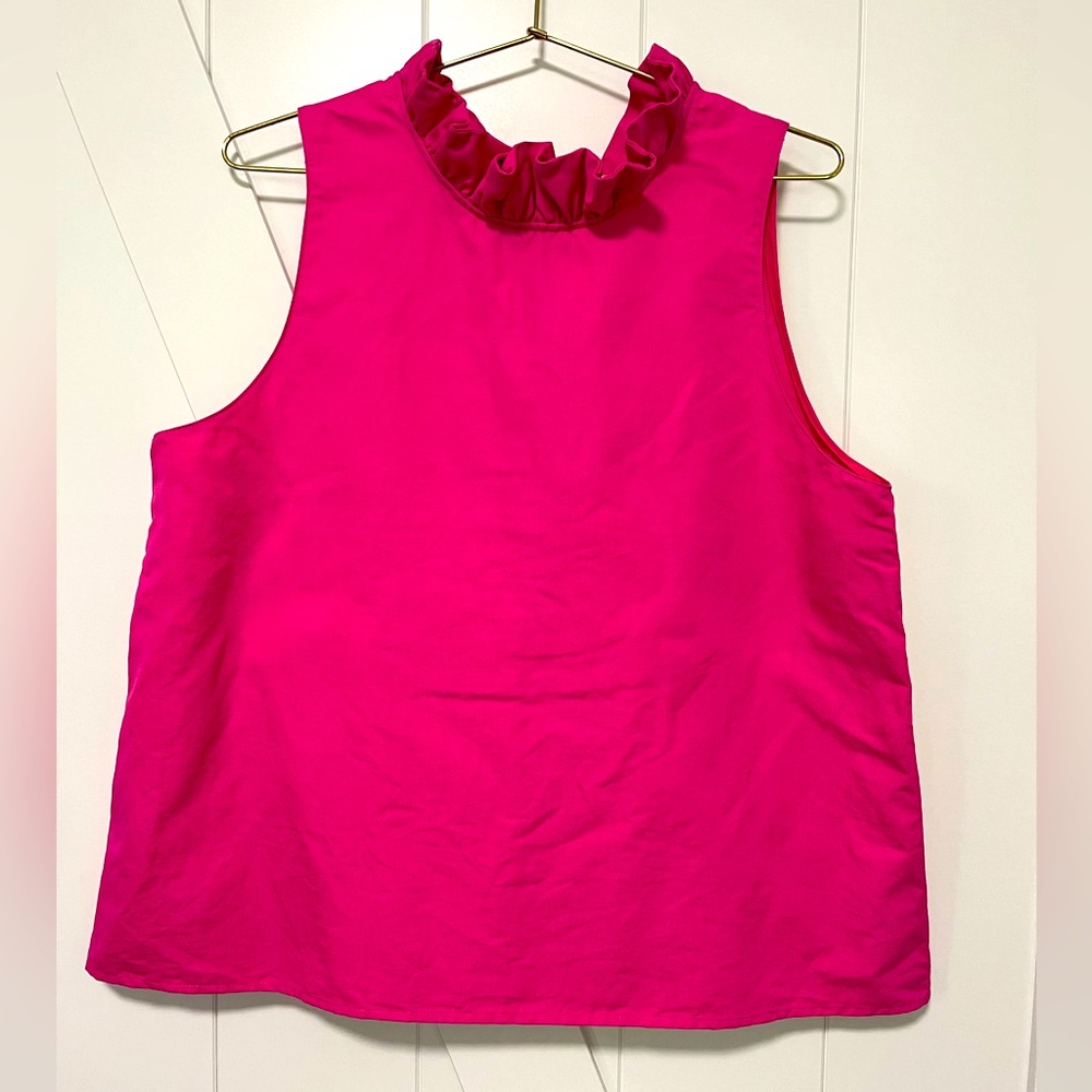 Tyler Boe Claudette Ruffle Neck Top 🎀